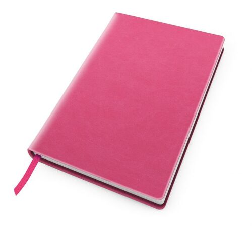 Soft Touch A5 Notebook - Hot-pink