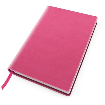 Soft Touch A5 Notebook - Hot-pink