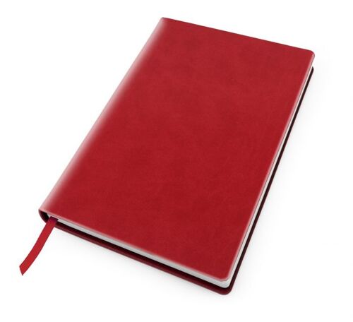 Soft Touch A5 Notebook - Tomato-red