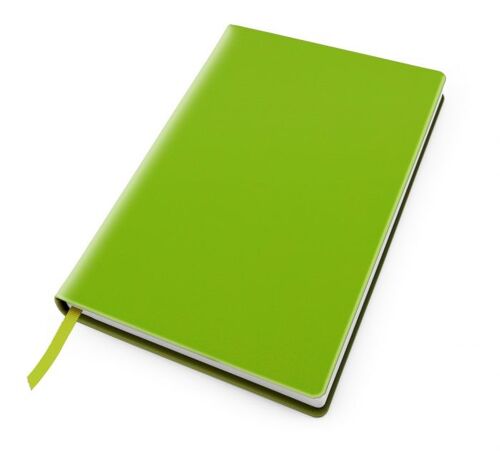 Soft Touch A5 Notebook - Pea-green
