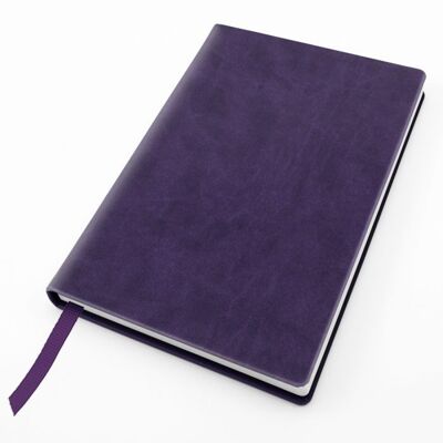 Soft Touch Pocket Notebook - Purple