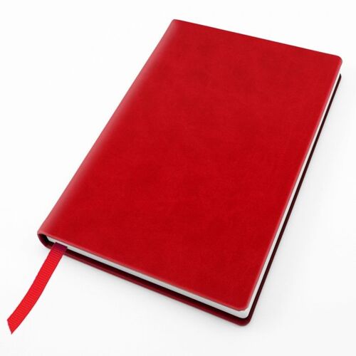 Soft Touch Pocket Notebook - Tomato-red