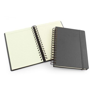 Carnet A5 Soft Touch Wiro - Gris foncé