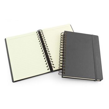 Carnet A5 Soft Touch Wiro - Gris foncé 1