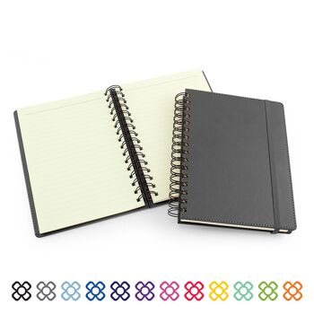 Carnet A5 Soft Touch Wiro - Gris foncé 3