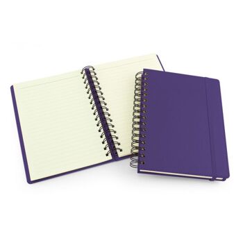 Carnet A5 Soft Touch Wiro - Violet 1