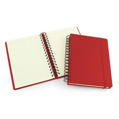 Notebook Soft Touch Wiro A5 - Rosso pomodoro