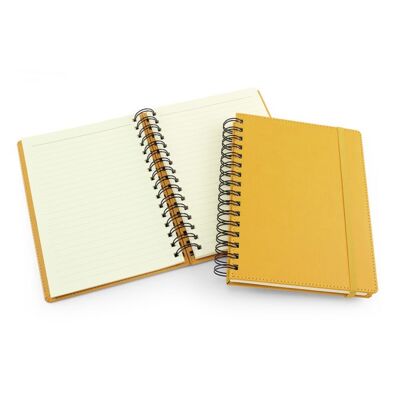 Notebook Soft Touch Wiro A5 - Giallo girasole