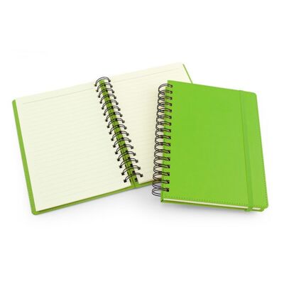 Soft Touch Wiro A5 Notebook - Pea-green