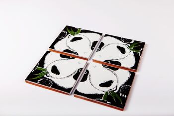 Sous-verre en céramique design Panda 3