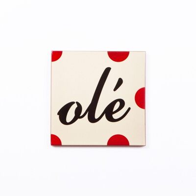 Sottopentola in ceramica design Olé