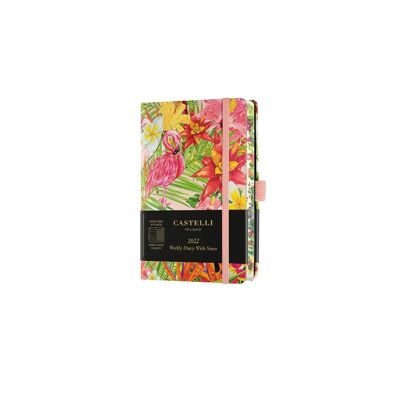 Eden 2022 Pocket Weekly Diary with Notes - Flamingo