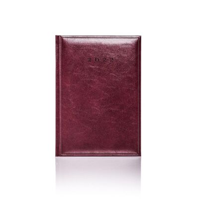 2022 Colombia Diary White Pages -  Burgundy (23-335) A5 Weekly (U92)