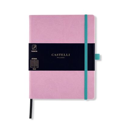 Aquarela Large Ruled Notebook - Mallow