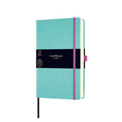 Aquarela Medium Ruled Notebook - Jade Green