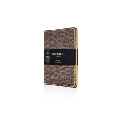 Harris Pocket Ruled Flexible Notebook - Tobacco Brown