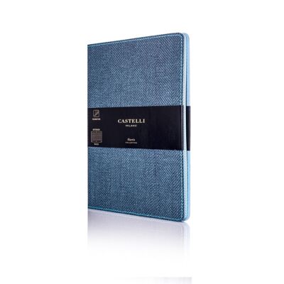 Harris Medium Ruled Flexible Notebook - Slate Blue
