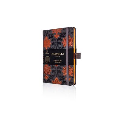 Baroque Pocket Ivory Notebook - Copper