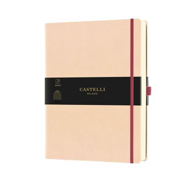Aquarela Large Ruled Notebook - Seashell