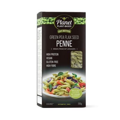Organic Green Pea Flax Penne