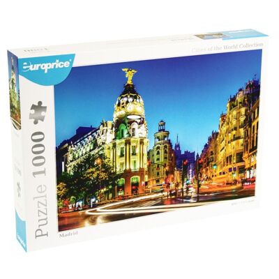 Puzzle Ciudades del Mundo - Madrid 1000 Piezas