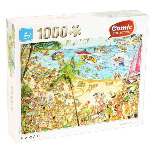Puzzle 1000pcs Comic Hawaii