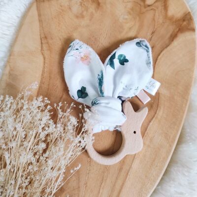 Enchanted forest teething rattle