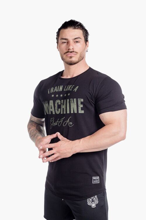 T-shirt Black Machine