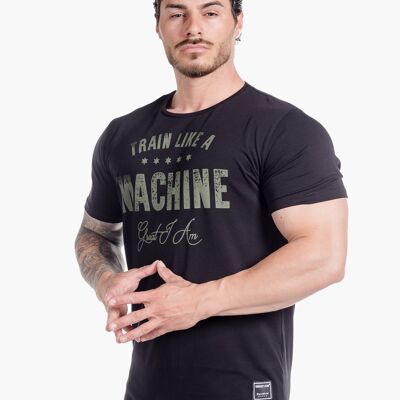 T-shirt Black Machine