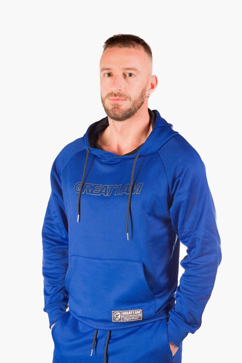 Hoodie Outline Blue