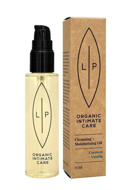 LIP Organic Intimate Care Cleansing & Moisturising Oil, Coconut + Vanilla
