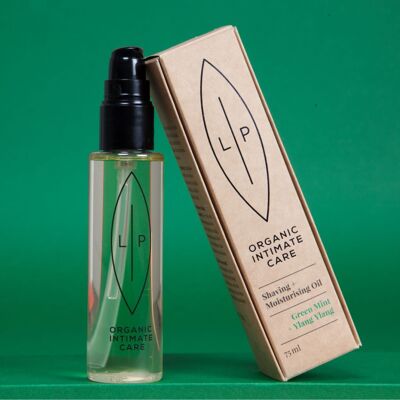 LIP Organic Shaving Oil, Green Mint + Ylang Ylang