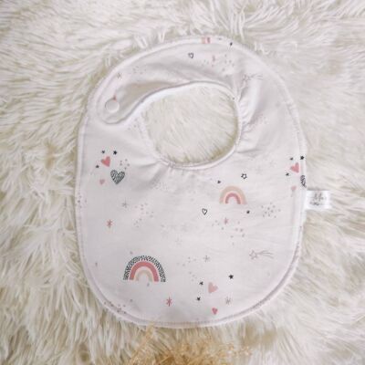 Rainbow baby bib