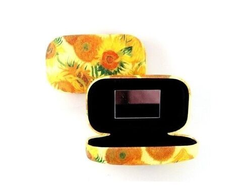 Lipstick, lens or travel case, Sunflowers, van Gogh