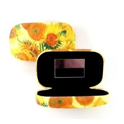 Lipstick, lens or travel case, Sunflowers, van Gogh