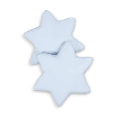 Set of 2 blue star cushions