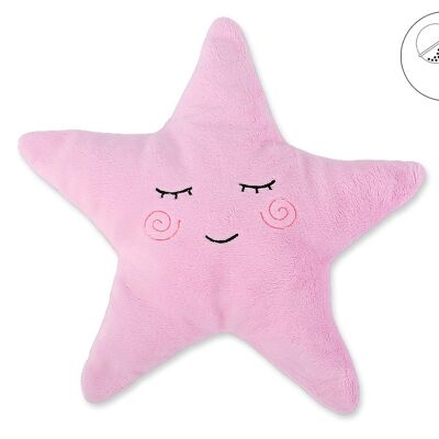 Cushion little star pink