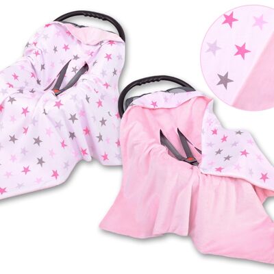 Pink stars cozy special blanket