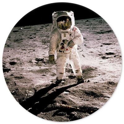 Wall circle Astronaut Edwin "Buzz" Aldrin - 75 cm - wall circle