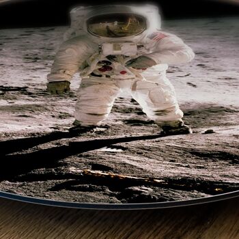 Cercle mural Astronaute Edwin "Buzz" Aldrin - 75 cm - cercle mural 3