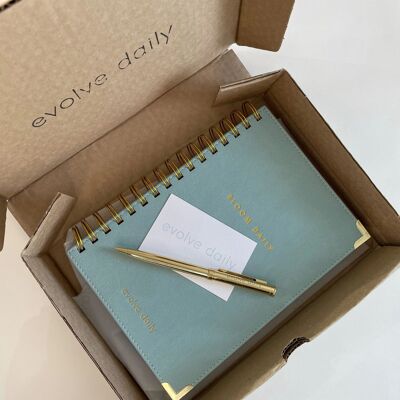 BUNDLE Box - Planificador Bloom Daily sin fecha + bolígrafo dorado