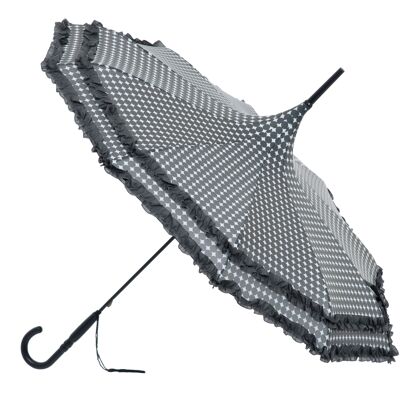 Pagode à polka avec parapluie à volants en anthracite par Soake - BCSFPCH1