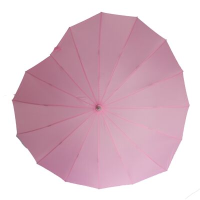 Paraguas en forma de corazón de Soake en rosa - BCSHPI