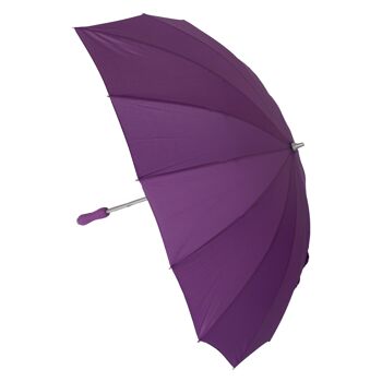Parapluie en forme de cœur par Soake en violet - BCSHPU 3