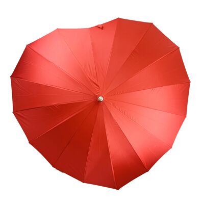 Parapluie en forme de cœur par Soake en rouge - BCSHRE