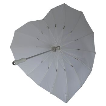 Parapluie en forme de cœur par Soake en blanc - BCSHWH 5