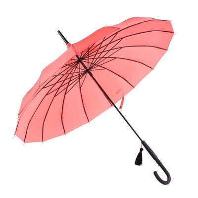 Boutique Classic Pagoda Umbrella in Coral - BCSPPACOR