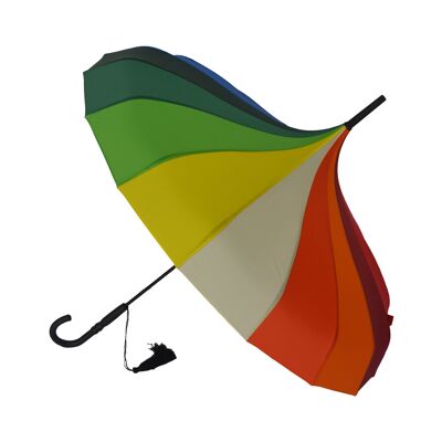 Boutique Klassischer Pagodenschirm in Regenbogenfarben - BCSPPRAIN