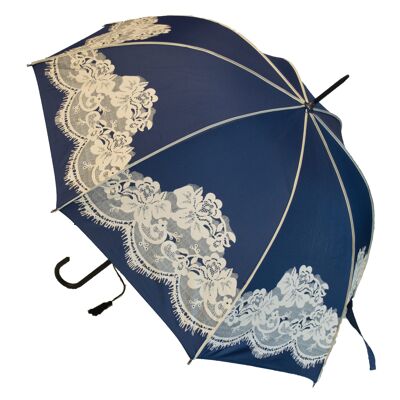 Parapluie en dentelle vintage bleu marine - BCSVN