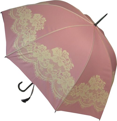 Pink Vintage Lace Umbrella  - BCSVP